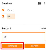 Ports -1 menu