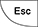 Escape key Escape key
