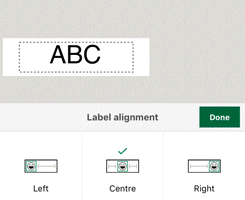 Label layout