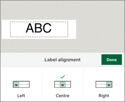 Label layout