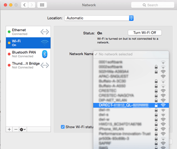 Select SSID