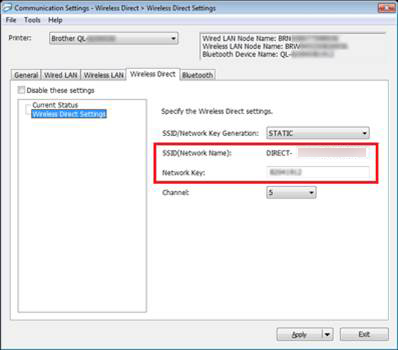 How do I connect my computer to the printer using the Wireless Direct