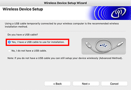 Wireless Device Setup Wizard