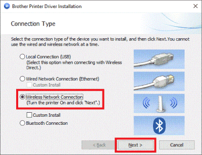 Comment connecter l'imprimante à mon ordinateur en utilisant à la fois le  mode Infrastructure et le mode Wi-Fi Direct? | Brother