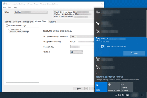 Network & Internet settings