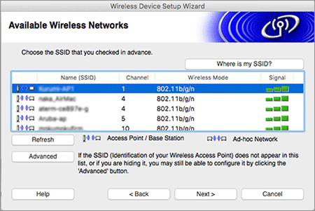 Available Wireless Networks