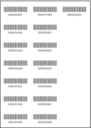 Correct Barcode Layout