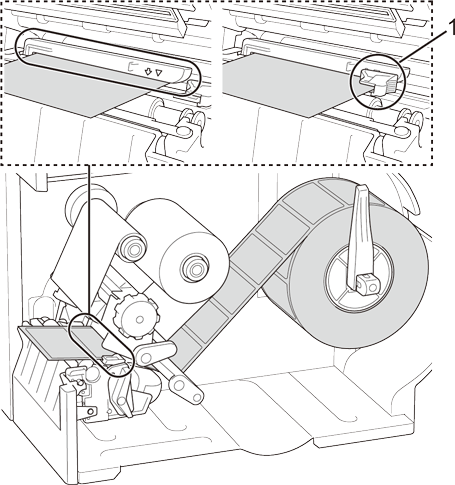 Adjust the Front Label Guide