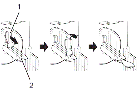 Slide the Label Roll Guard