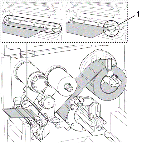 Adjust the Front Label Guide