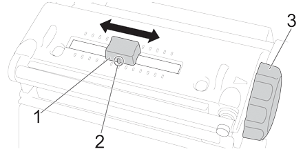 Print Head Tension Position Adjustment Slider