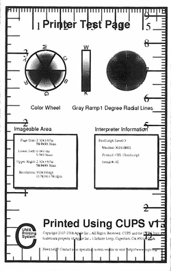 Prueba de impresión