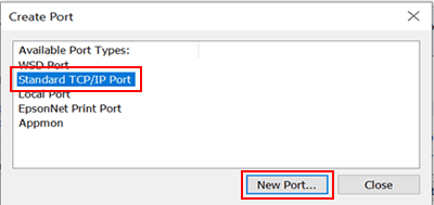 Create Port