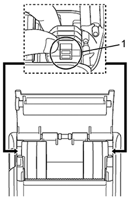 Insert the Roll Spacers into Spindle Slots