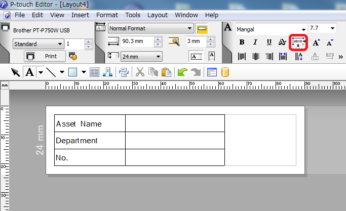 Create a Template File (Label Layout File)
