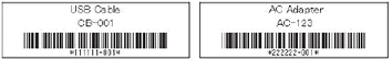 Labels printed from templates with a database connected