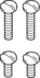 Tornillos (2 de cada)