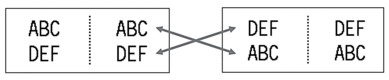  2 реда (използване на режим на кабелен флаг)