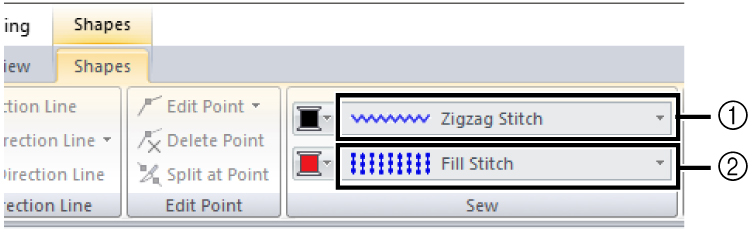 Area, Line, and Point Styles Tabs