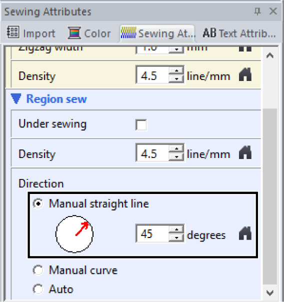 how to change direction of sticthes in pe-design 10 how to change direction of sticthes in pe-design 10