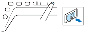 Кнопка “Automatic Threading” (“Автоматическая заправка нити”)