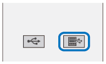 Нажмите [Кнопка выборки информации с компьютера (USB)].