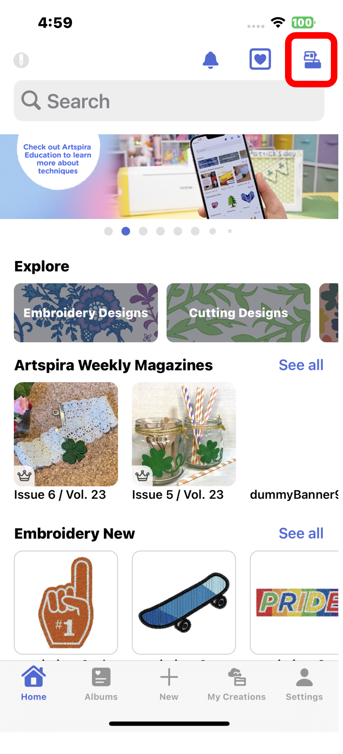 Mobile App Artspira