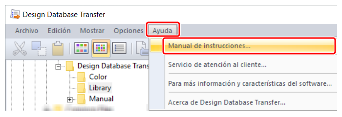 Ayuda-Manual de instrucciones