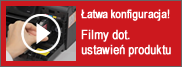 Filmy dot. ustawień produktu