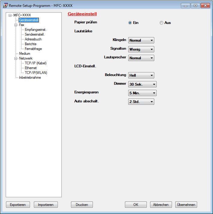 Einrichten von Brother-Geräten mit ControlCenter4 (Windows) | DCP‑J1100DW |  MFC‑J1300DW
