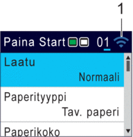 Aloitusnäyttö