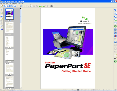 scansoft paperport 11 msi free download
