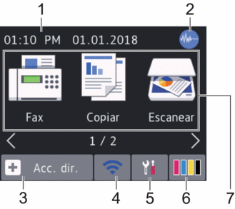 Pantalla Inicio