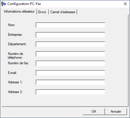 Configurer PC-FAX (Windows) | MFC‑J6540DW | MFC‑J6940DW | MFC‑J6955DW |  MFC‑J6957DW