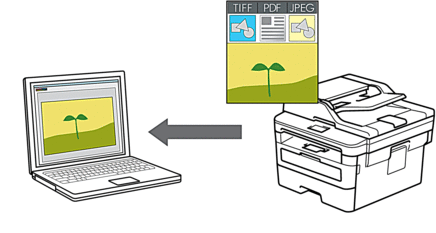 Skenovanie fotografií a grafiky v pokročilom režime aplikácie  ControlCenter4 (Windows) | DCP‑B7500D | DCP‑B7520DW | MFC‑B7710DN |  MFC‑B7715DW