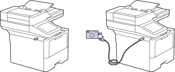 Miesto USB portu (Pohľad spredu)