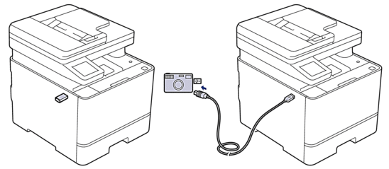 Miejsce gniazda USB (Widok z przodu)