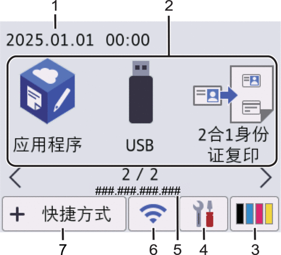 主页屏幕：屏幕 2