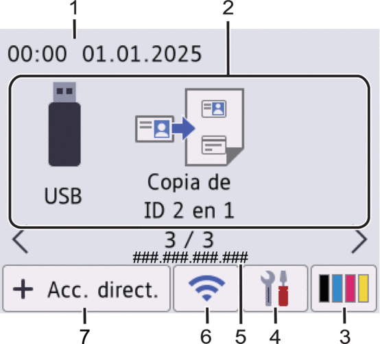 Pantalla de inicio: Pantalla 3