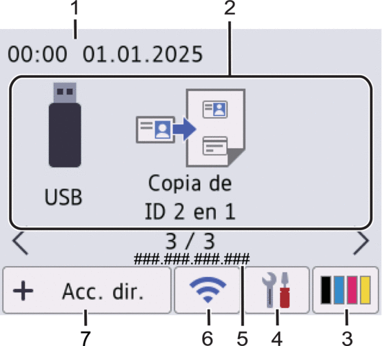 Pantalla de Inicio: Pantalla 3