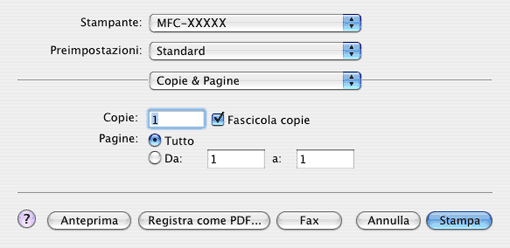 Invio di un fax(solo per i modelli MFC)