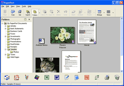Using ScanSoft PaperPort SE with OCR