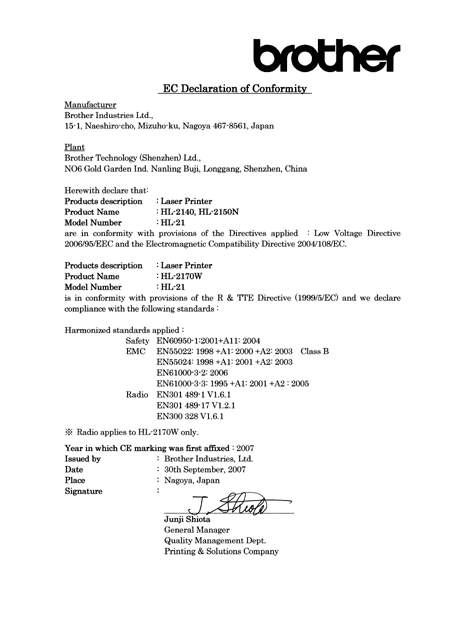 Declaraţie De Conformitate Ce