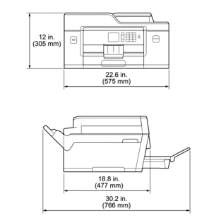 Impresora Multifunción Color A3 Brother MFC-J6730DW Inkjet - PORTAL INSUMOS