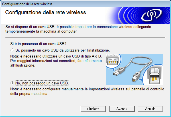 If [Wireless LAN Configuration of this machine] is displayed 