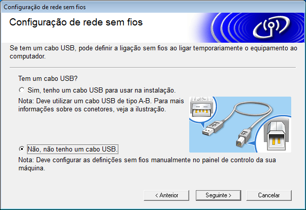 If [Wireless LAN Configuration of this machine] is displayed 
